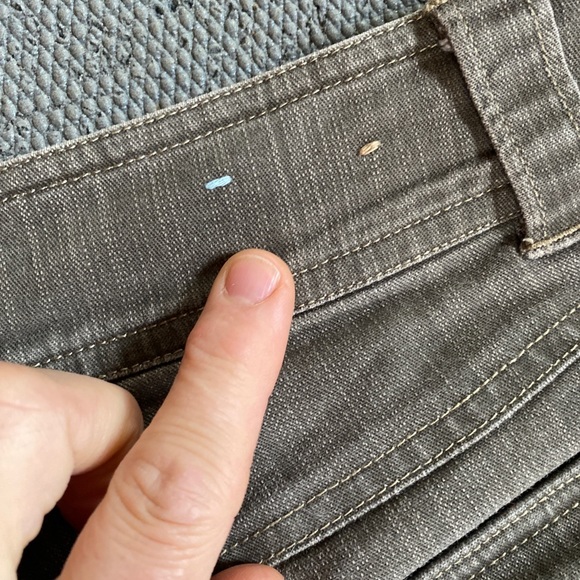 Kuhl pants jeans women’s brown gray mushroom NWOT back pockets flair size 8 10 - Picture 10 of 12